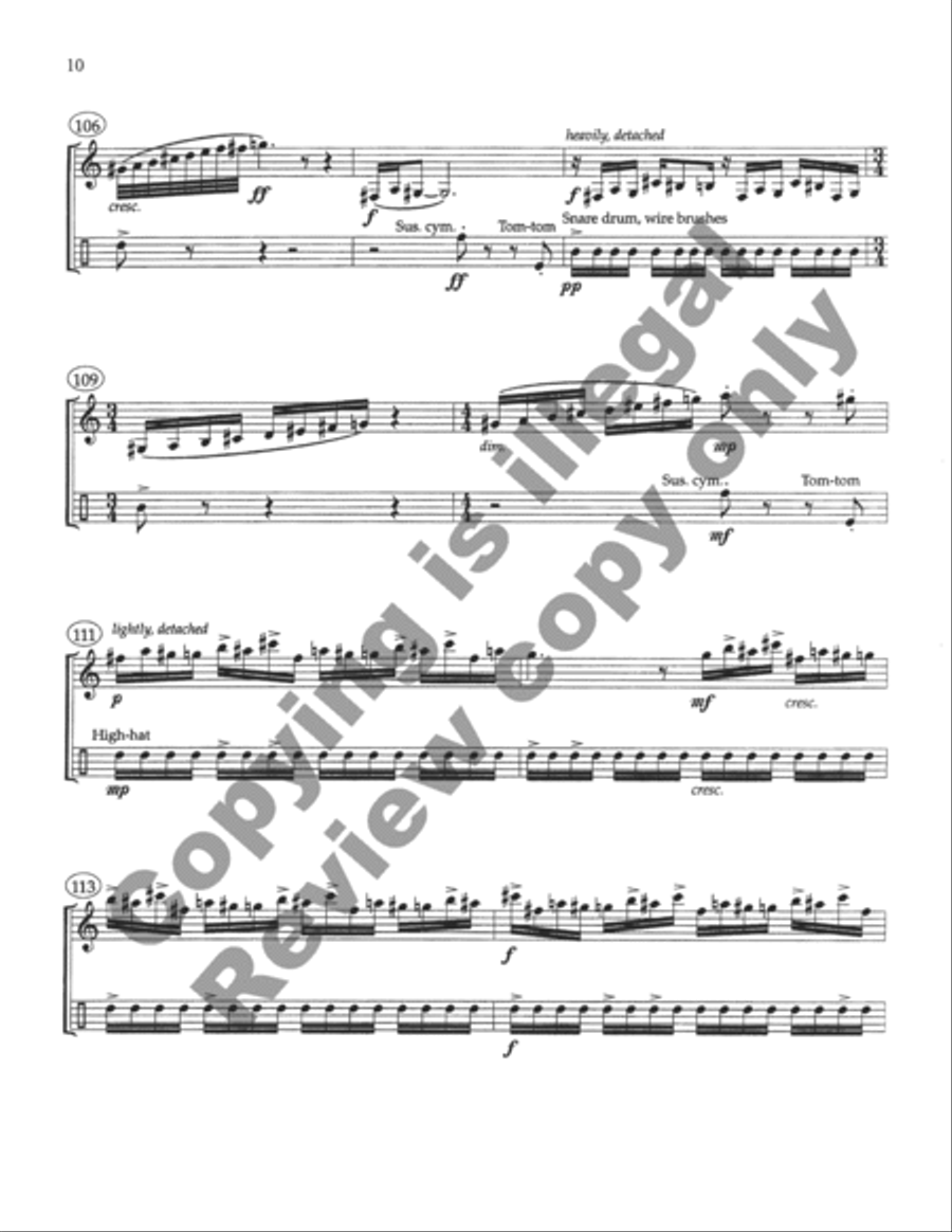 Corker Clarinet scores gallery preview page 10