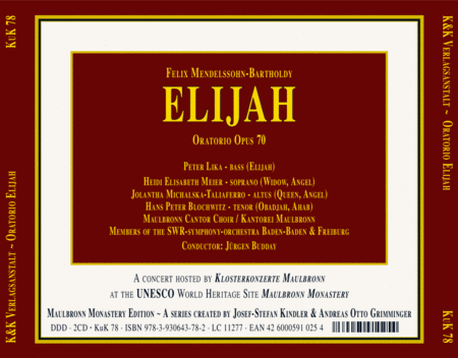 Elijah (Oratorio Op. 70)