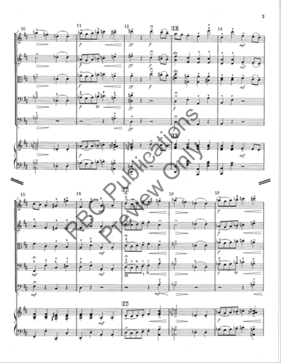Gavotte String Orchestra scores gallery preview page 4