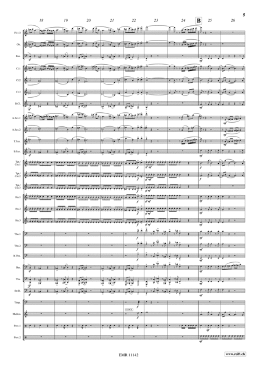 The Great Train Robbery Concert Band scores gallery preview page 6