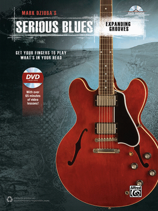 Book cover for Mark Dziuba's Serious Blues -- Expanding Grooves