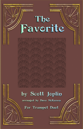Book cover for The Favorite, Two-Step Ragtime for Trumpet Duet