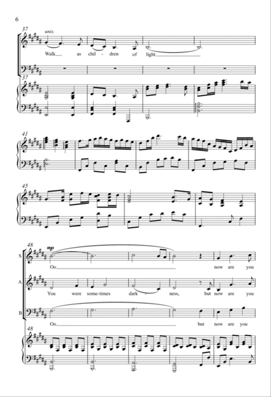 Children of Light 3-Part scores gallery preview page 4
