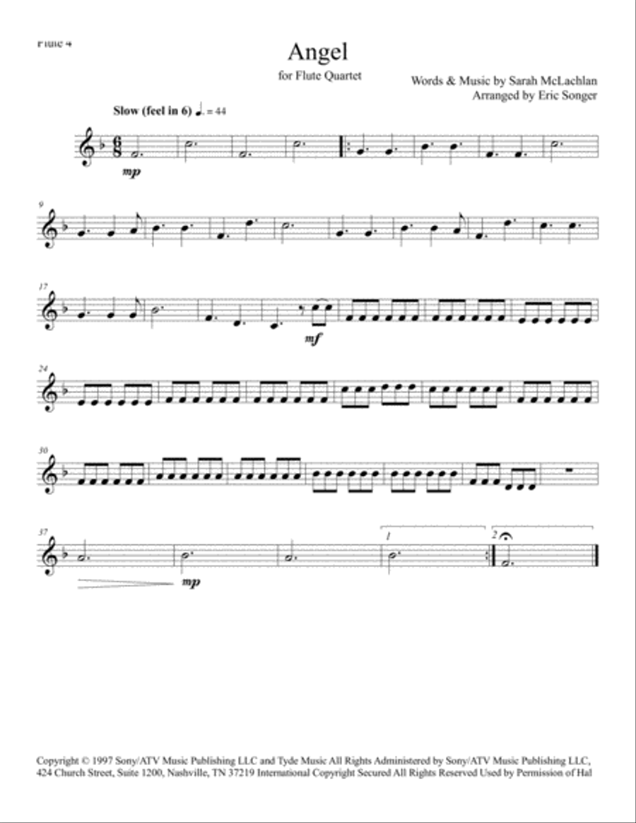 Angel Woodwind Quartet scores gallery preview page 4