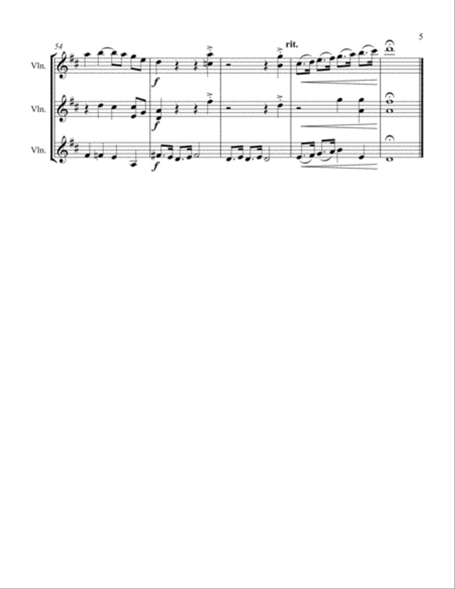 March String Trio scores gallery preview page 5