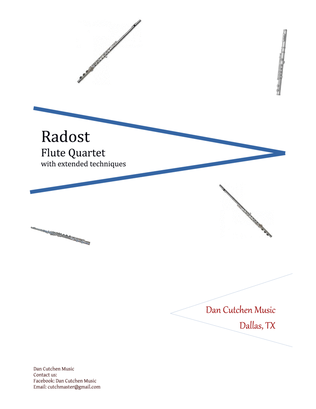 Radost for flute quartet