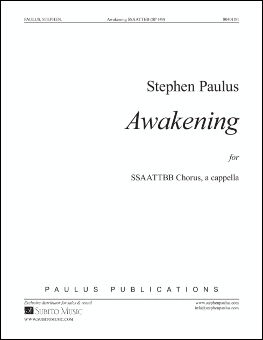 Book cover for Awakening