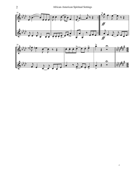 Clarinet Duet - Spiritual Settings image number null