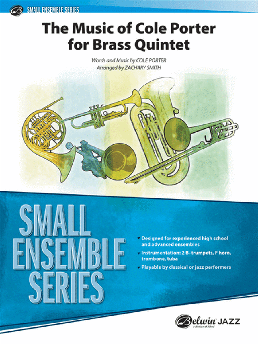 The Music of Cole Porter for Brass Quintet Jazz Ensemble scores gallery preview page 1