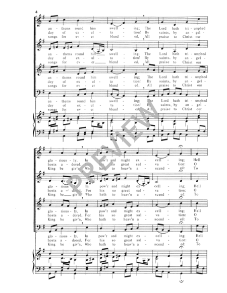 Four Chorales for Ascension, Pentecost and Trinity