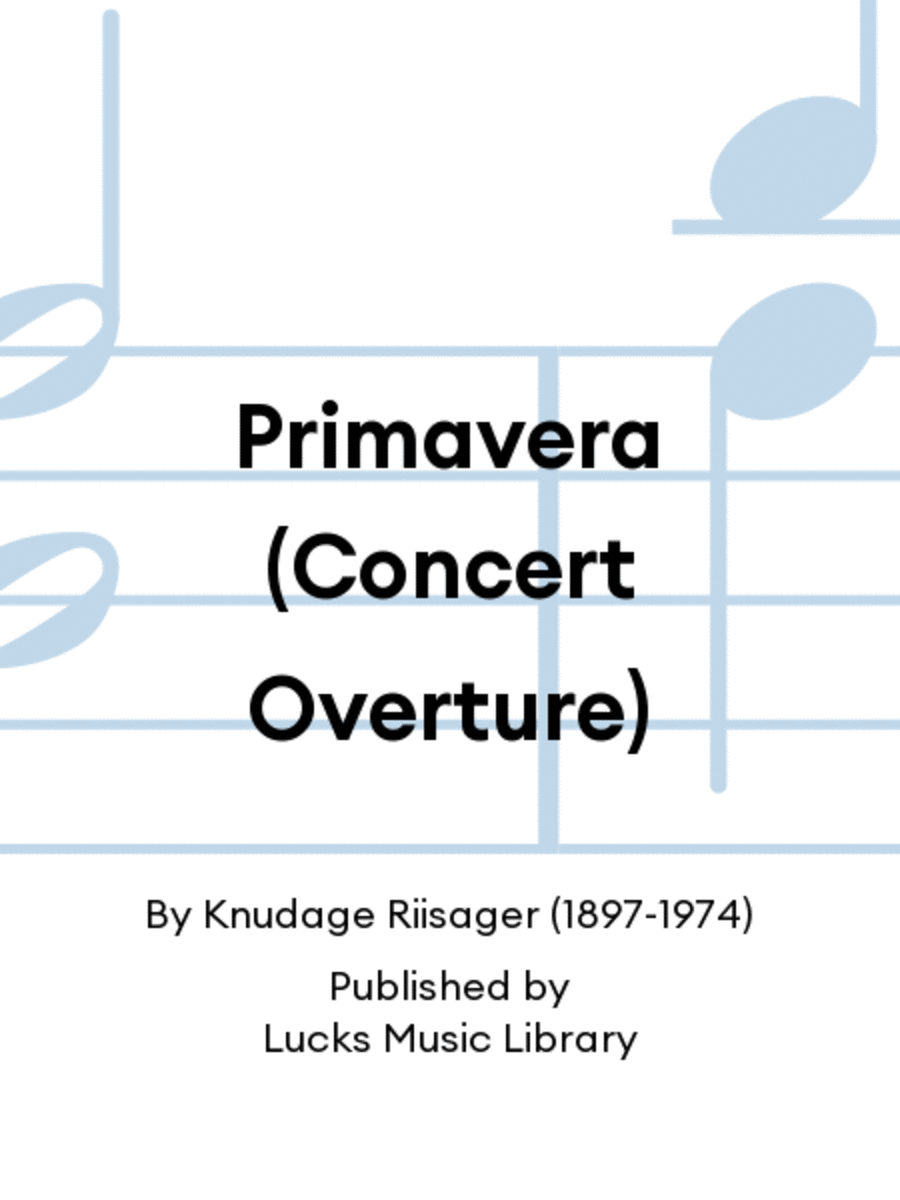Primavera (Concert Overture)