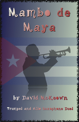 Book cover for Mambo de Maya, for Trumpet and Alto Saxophone Duet