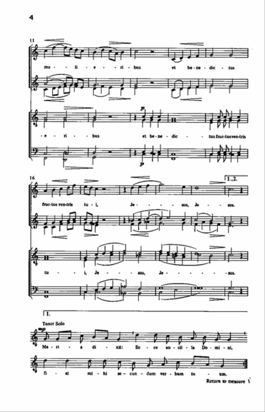 Ave Maria Choir scores gallery preview page 3