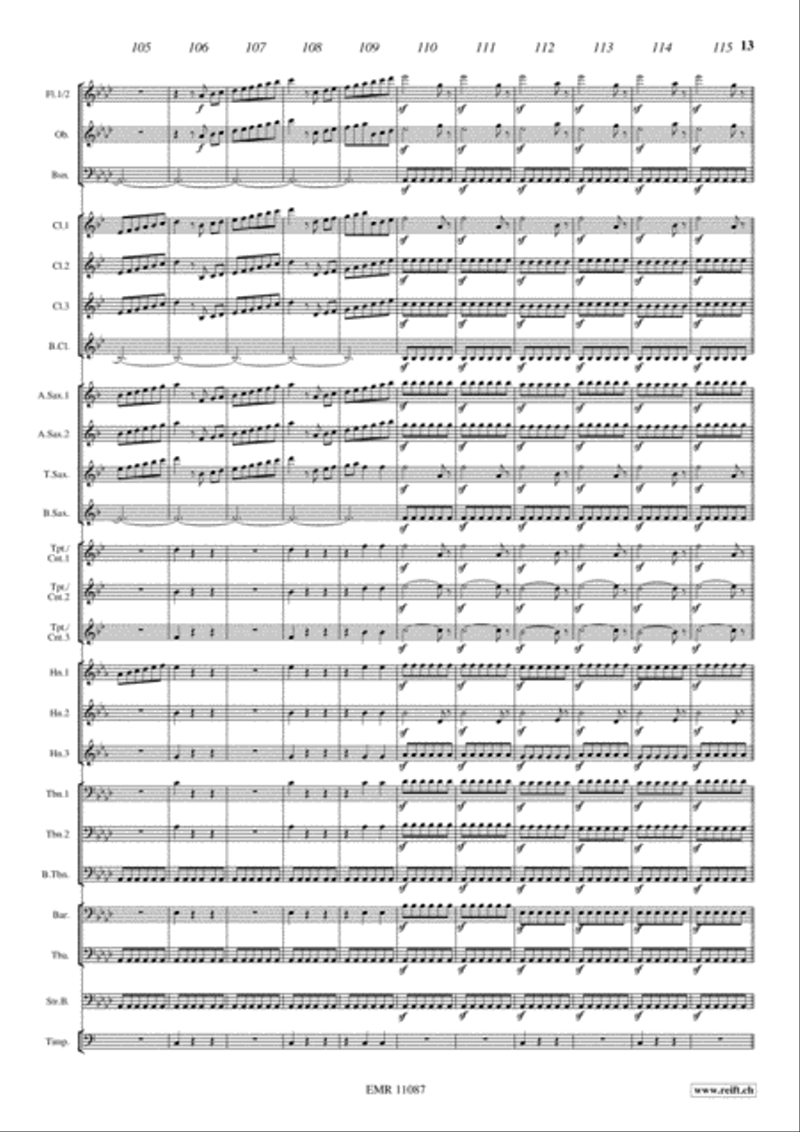 Egmont Egmont Concert Band scores gallery preview page 14
