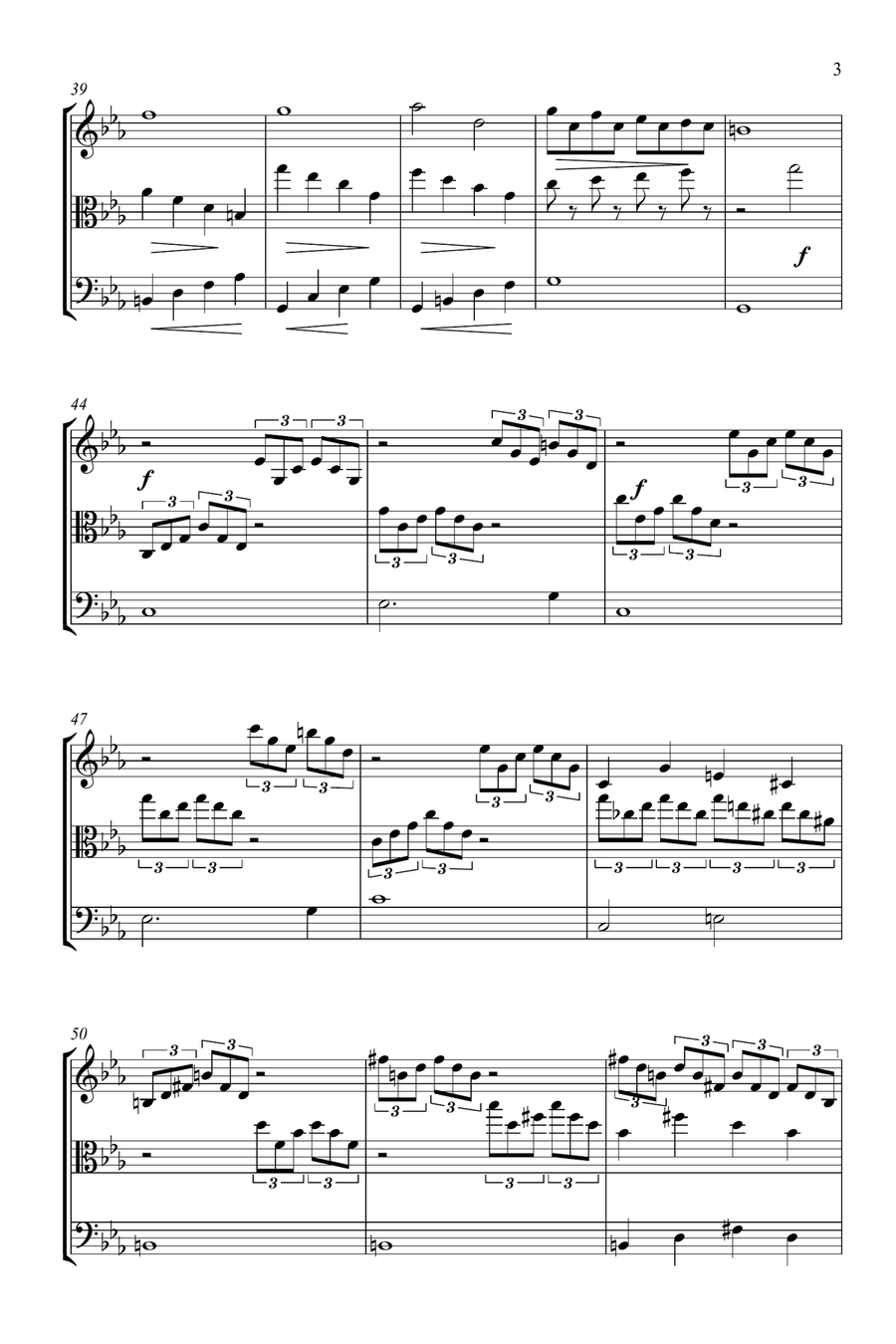 Calliope's Melody String Quartet scores gallery preview page 3