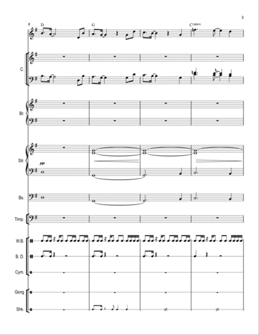Kia Hora Te Marino Choir scores gallery preview page 3