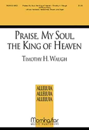 Book cover for Praise, My Soul, the King of Heaven (Organ Score)