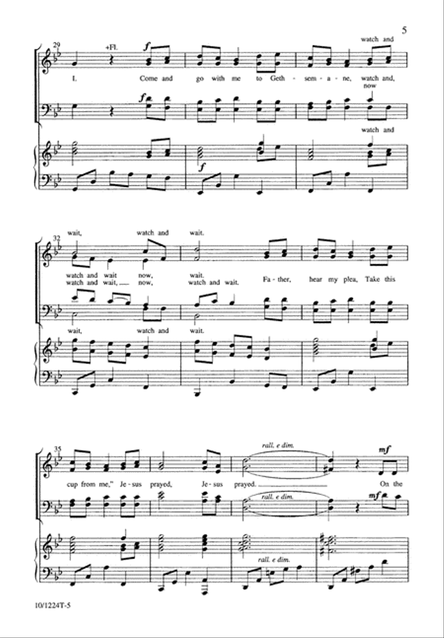 Is It I, Lord? Is It I, Lord? 4-Part scores gallery preview page 6