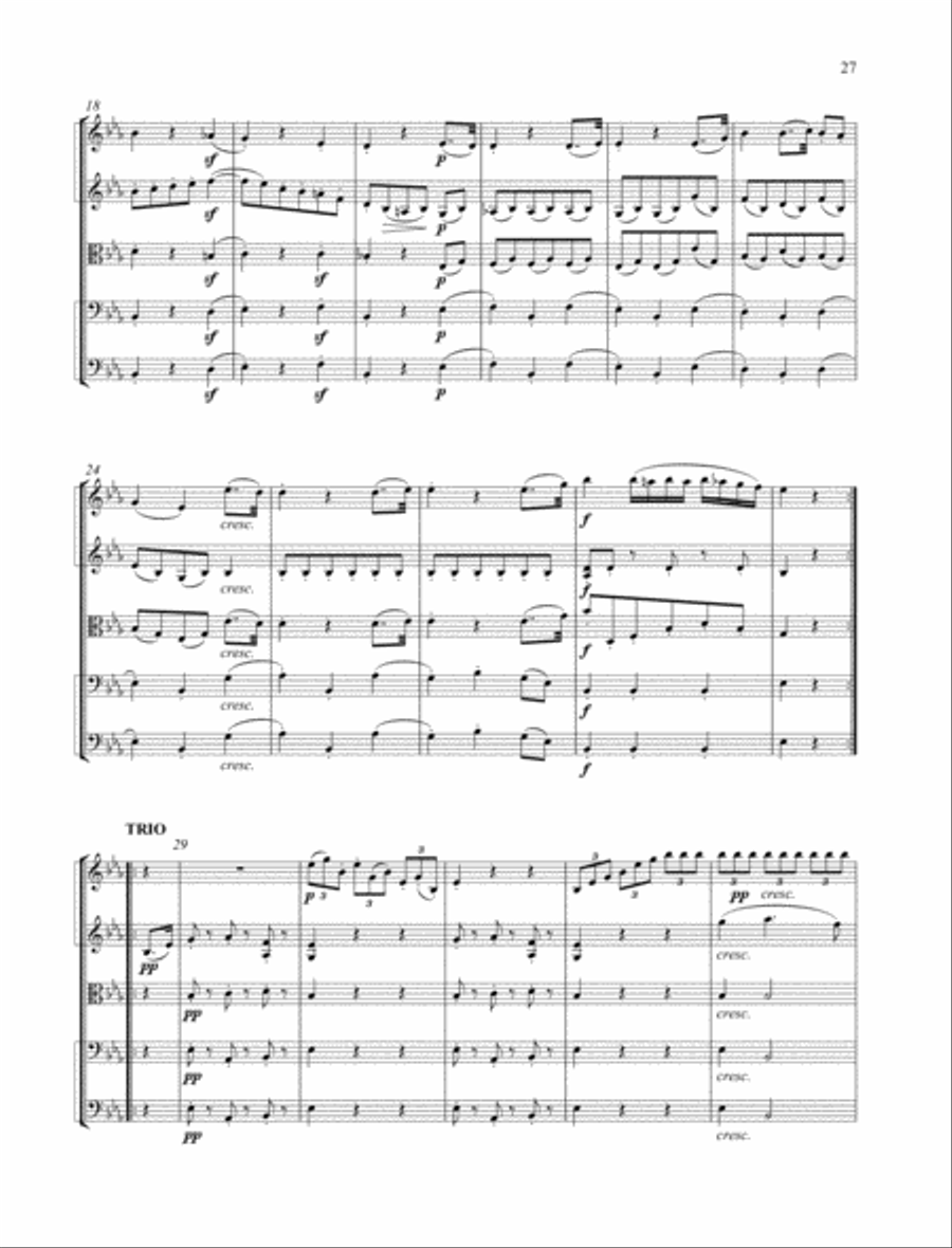 Minuet String Quartet scores gallery preview page 2