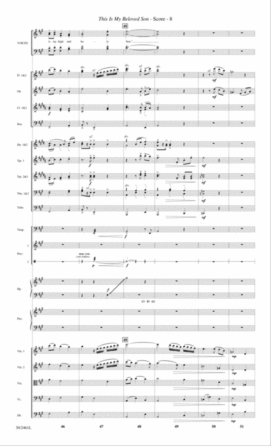 Journey to the Cross - Orchestral Score and Parts Choir scores gallery preview page 10