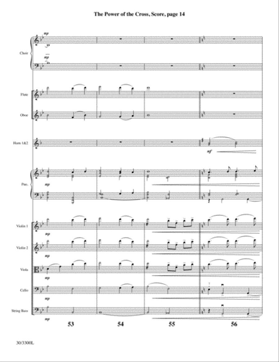 The Power of the Cross - Instrumental Ensemble Score and Parts image number null