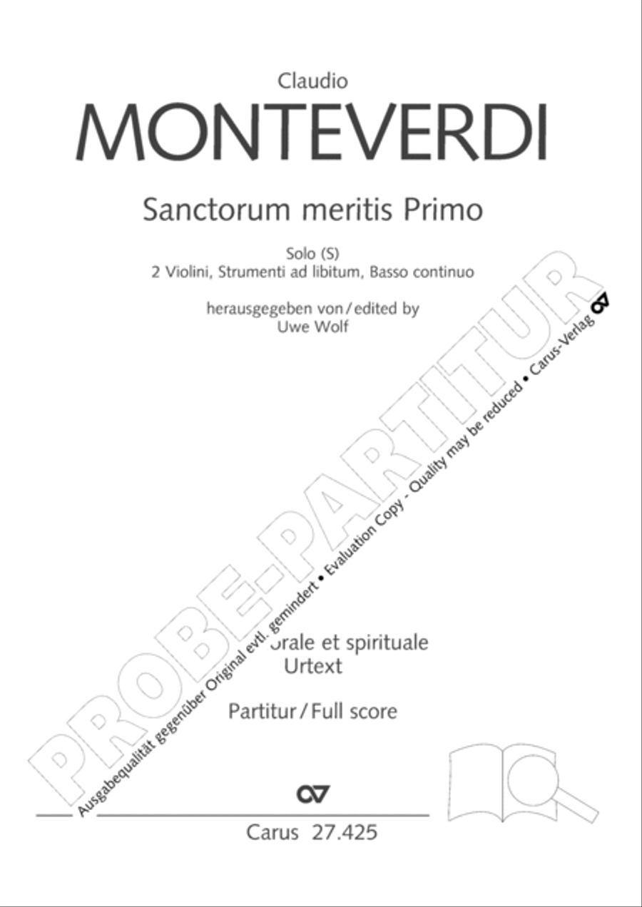 Sanctorum meritis Sanctorum meritis Violin scores gallery preview page 3