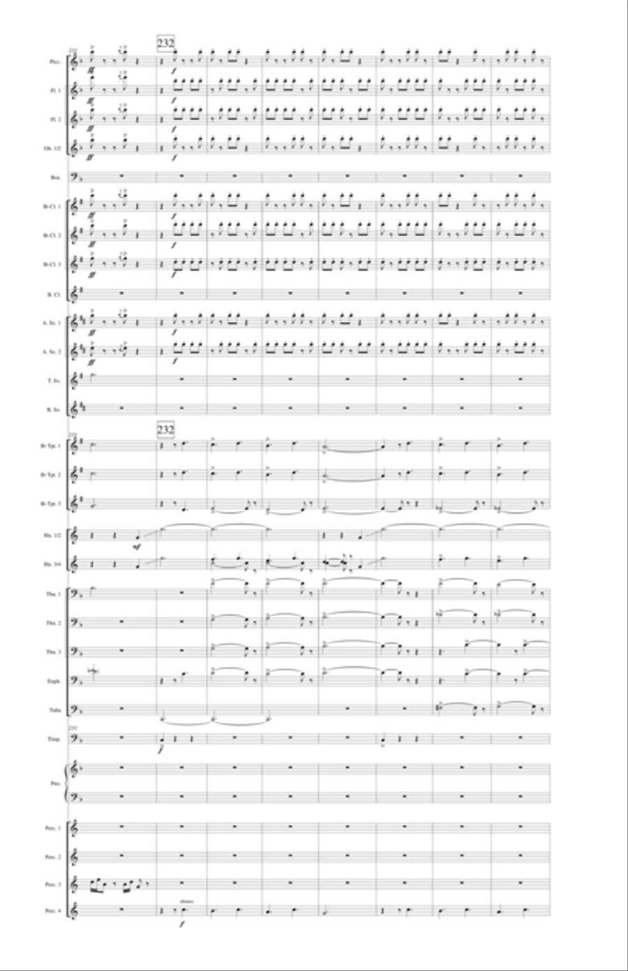 With Voice of Triumph Raised Concert Band scores gallery preview page 37