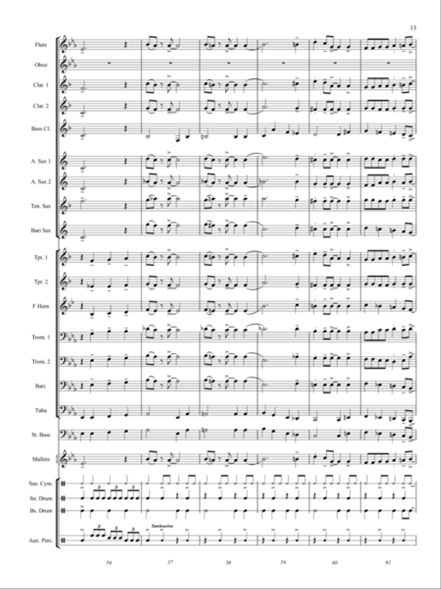 Barnyard Blues Concert Band scores gallery preview page 12