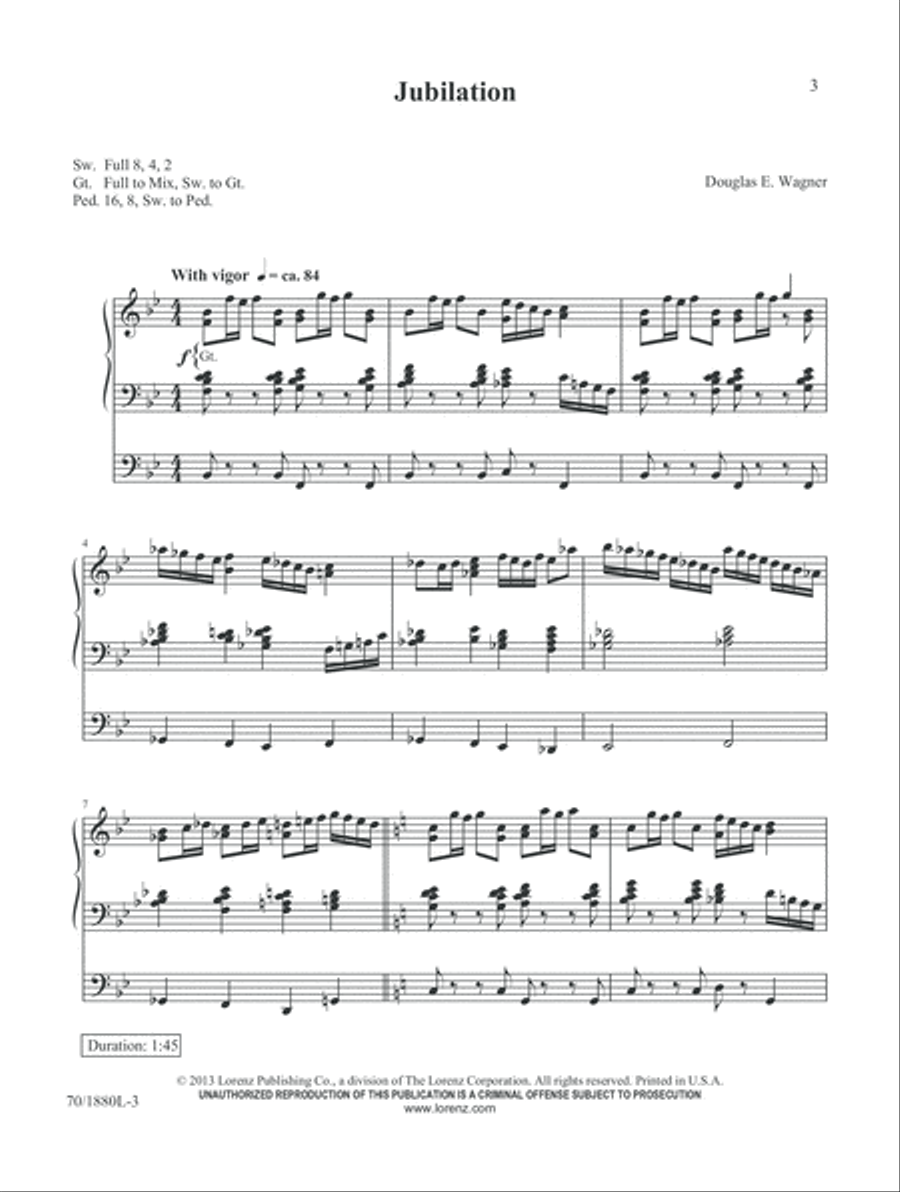 Music for Celebration and Reflection Organ scores gallery preview page 3