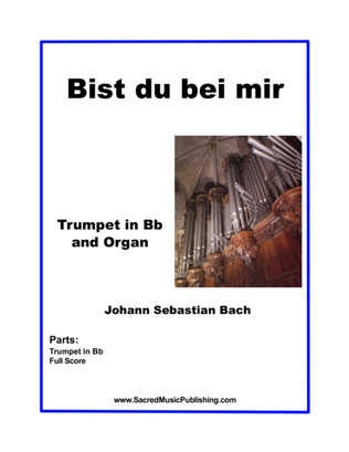 Book cover for Bist du bei mir - One Trumpet and Organ