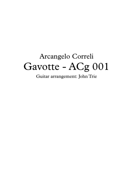Gavotte - ACg001 image number null