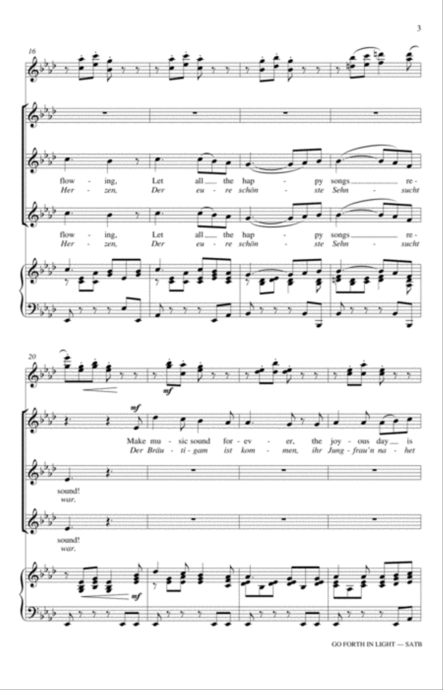 Go Forth In Light! SSA scores gallery preview page 3