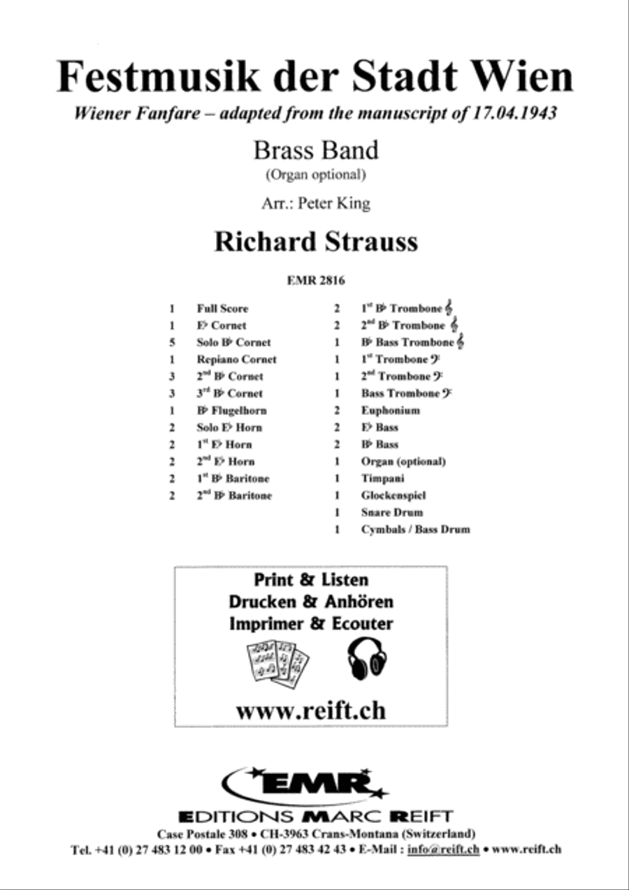 Festmusik der Stadt Wien Brass Band scores gallery preview page 2