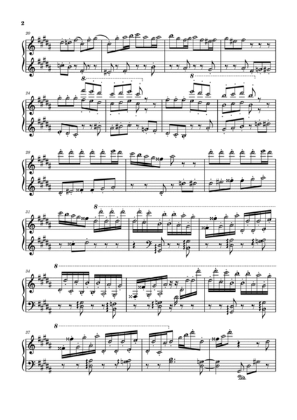 La Campanella - SImplified for Grade 3 - 5 Piano with note names Self Learning Series image number null