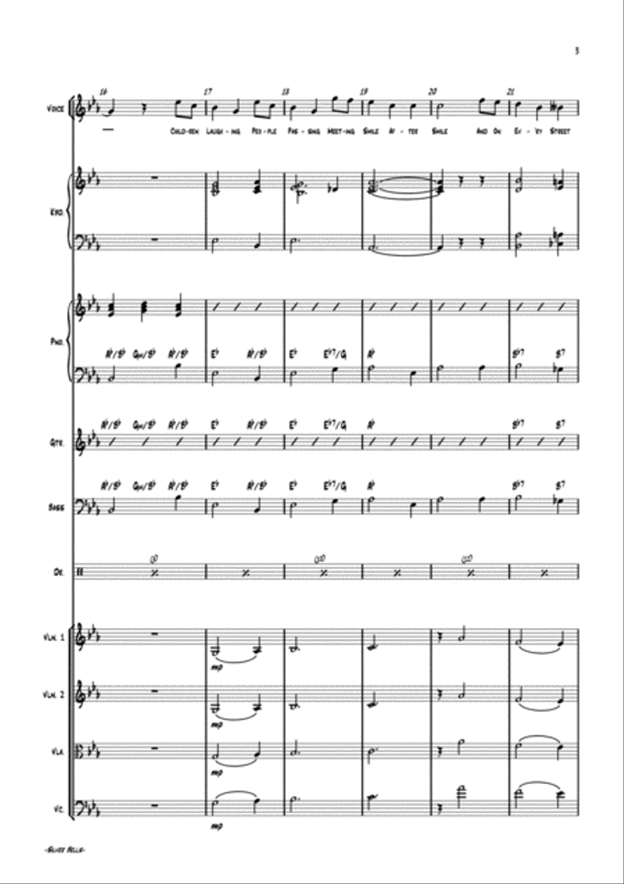 Silver Bells Silver Bells Large Ensemble scores gallery preview page 6