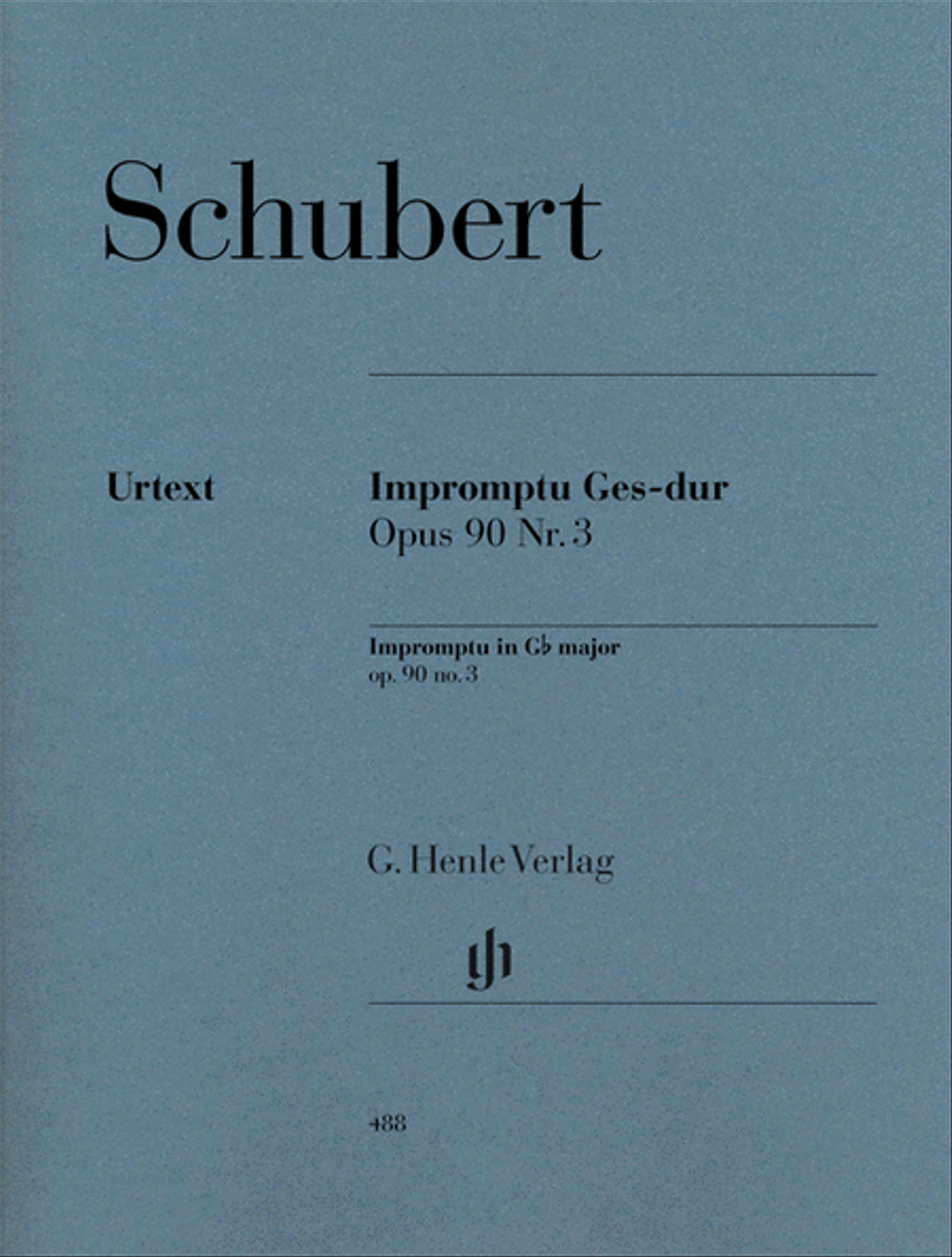 Impromptu G Flat Major Op. 90 D 899 Piano Solo scores gallery preview page 1