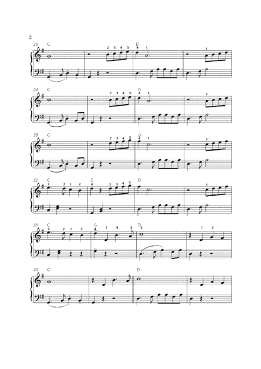 I Have A Dream Easy Piano scores gallery preview page 3