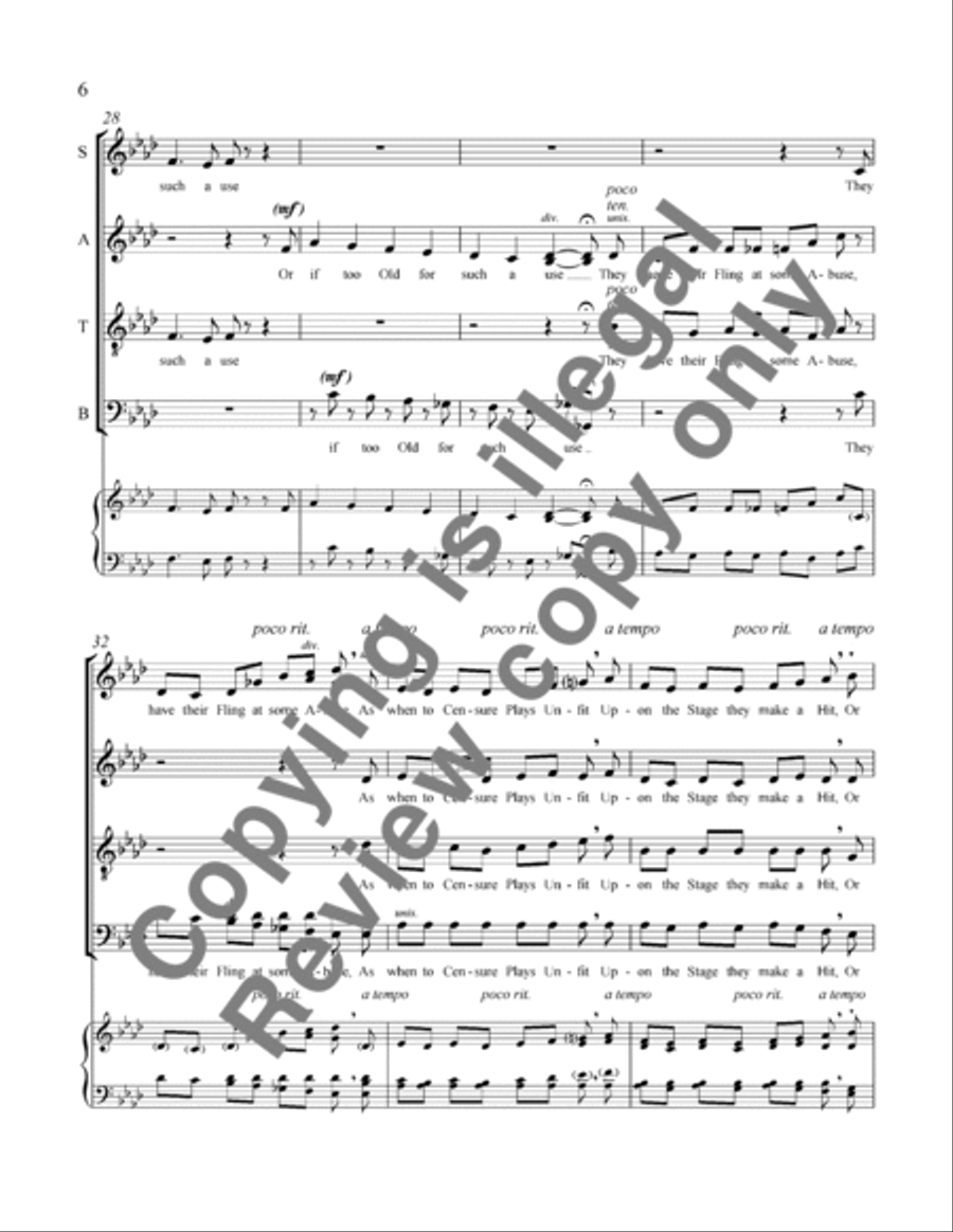 Three Bird Songs: 2. The Hen Divisi scores gallery preview page 13