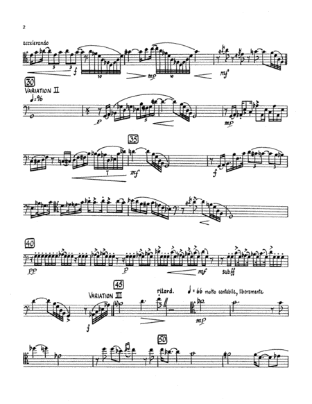 Jazz Variations for Solo Bassoon (Downloadable)