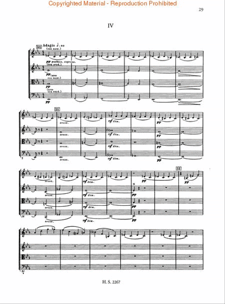 String Quartets, Nos. 9–10 String Quartet scores gallery preview page 3