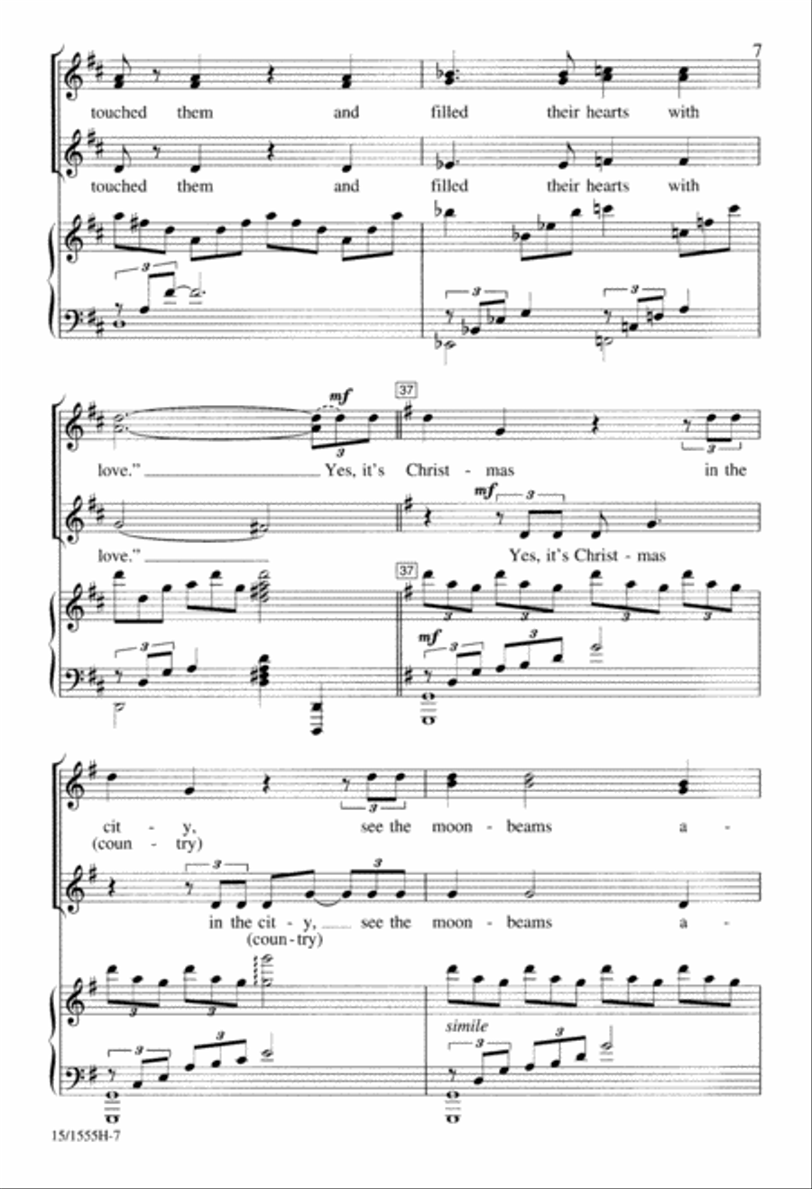 Christmas in the City SSA scores gallery preview page 7