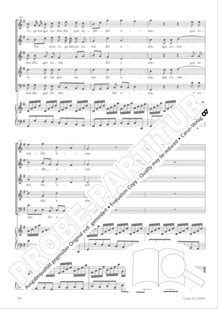 Nisi Dominus SSATB scores gallery preview page 13