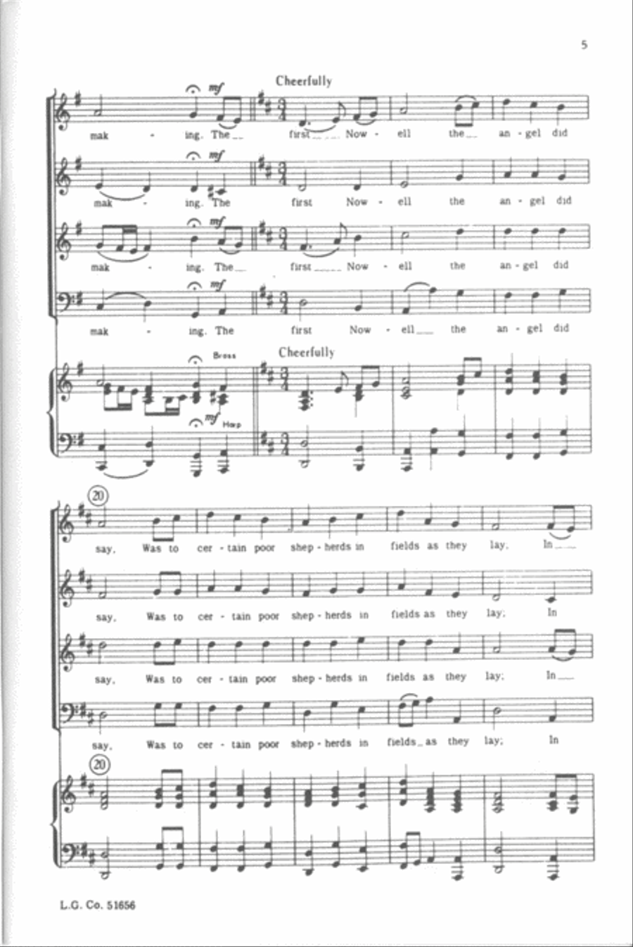 The Many Moods of Christmas 4-Part scores gallery preview page 4