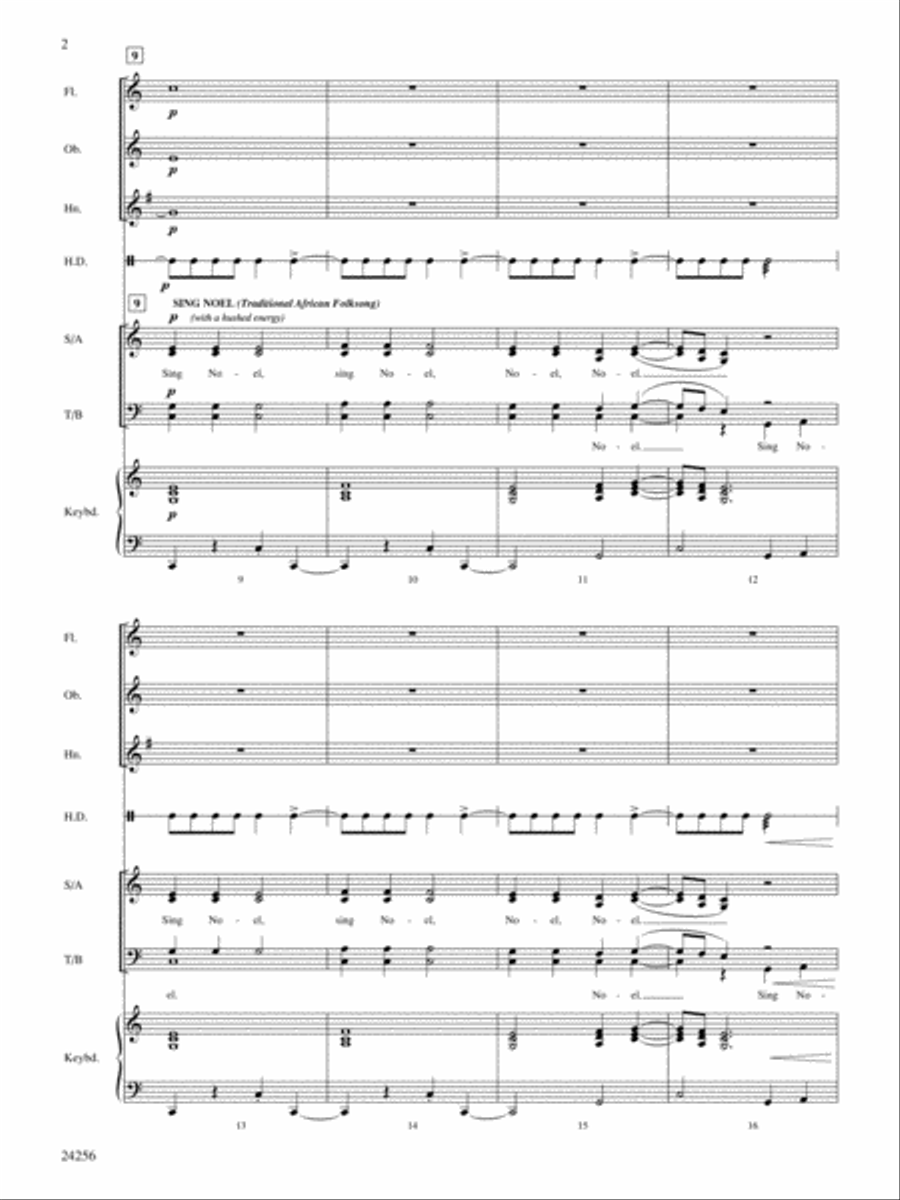 He Is Born, Sing Noel! He Is Born, Sing Noel! Choir scores gallery preview page 3