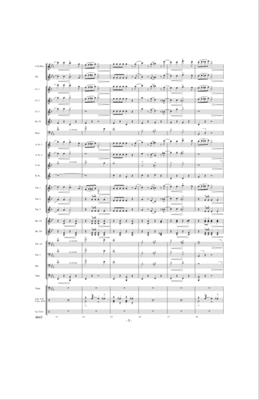 National Emblem National Emblem Concert Band scores gallery preview page 4