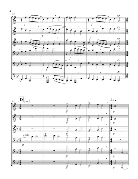 Hodie Christus Natus Est (Brass Sextet - 2 Trp, 1 Hrn, 1 Trb, 1 Euph, 1 Tuba)