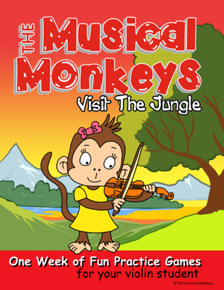 One Week Practice Fun for Young Violin Students - Learn about jungle instruments
