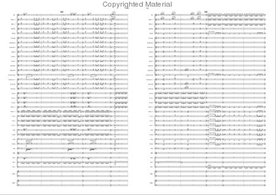Variations on a Pentatonic Theme Concert Band scores gallery preview page 26