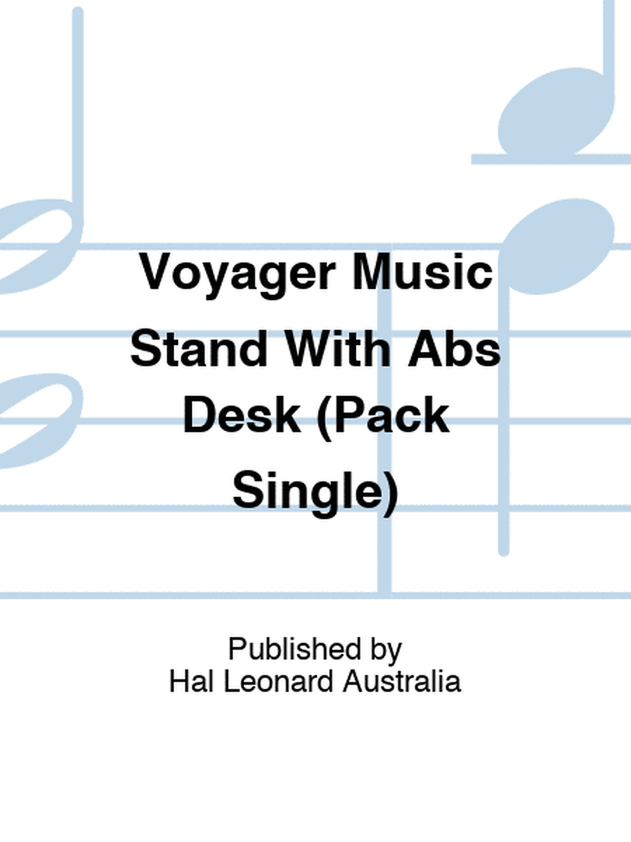Voyager Music Stand With Abs Desk (Pack Single)