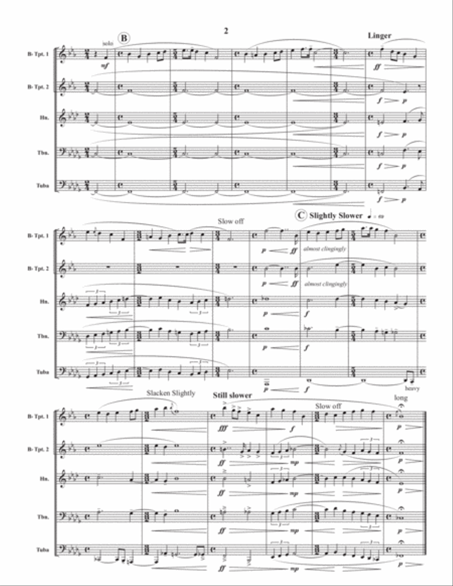 Horkstow Grange Brass Quintet scores gallery preview page 3